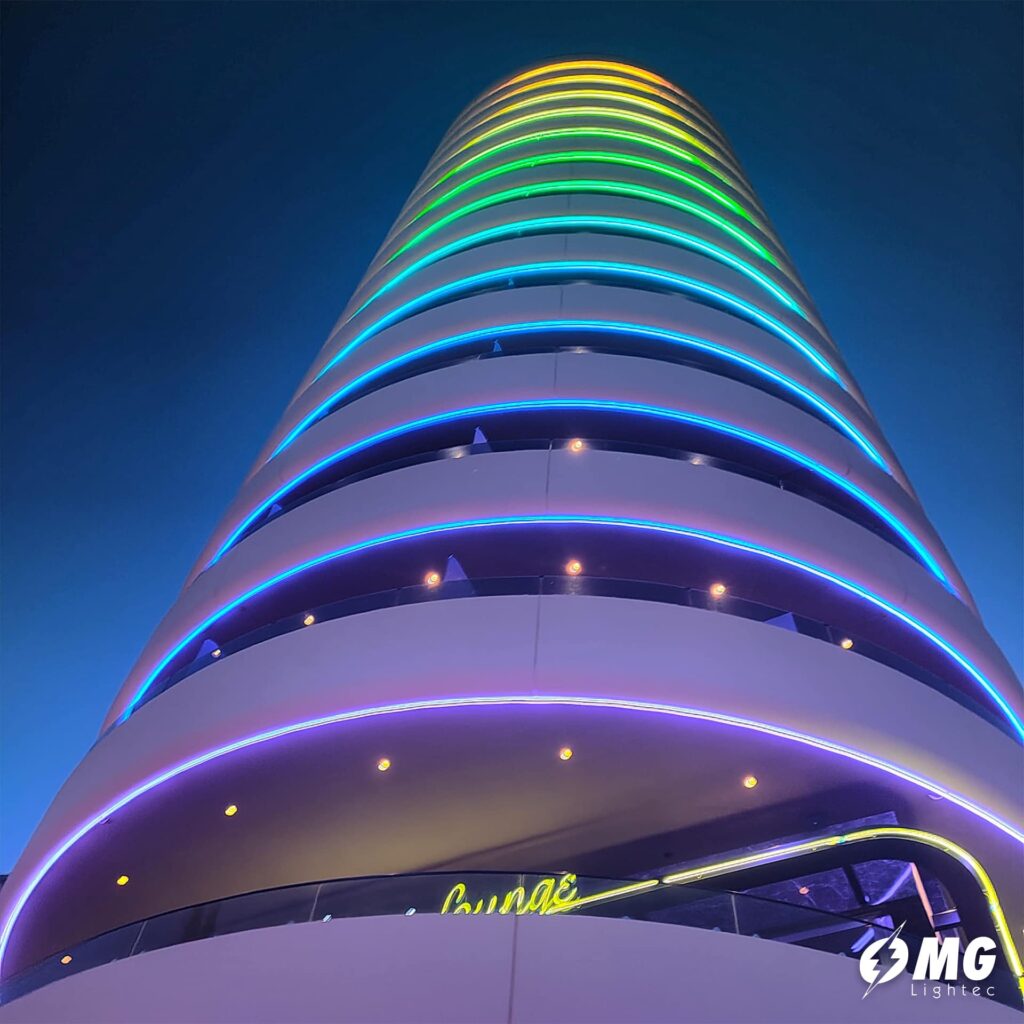 Design dell'illuminazione dell'hotel