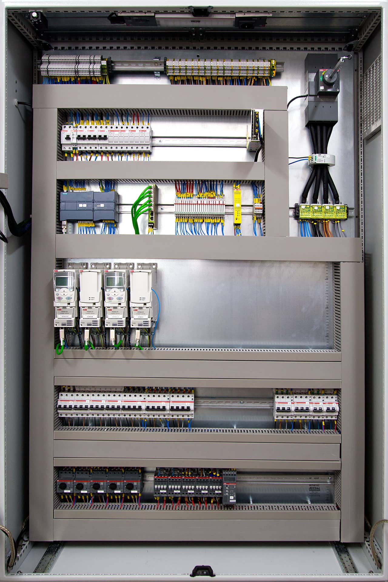 Industrial electrical panel Wiring