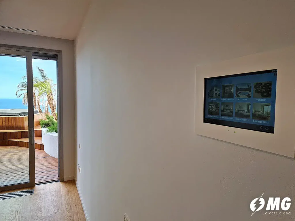 Domotica KNX Altea Alicante - Ekran Kontrol bölgeleri ev