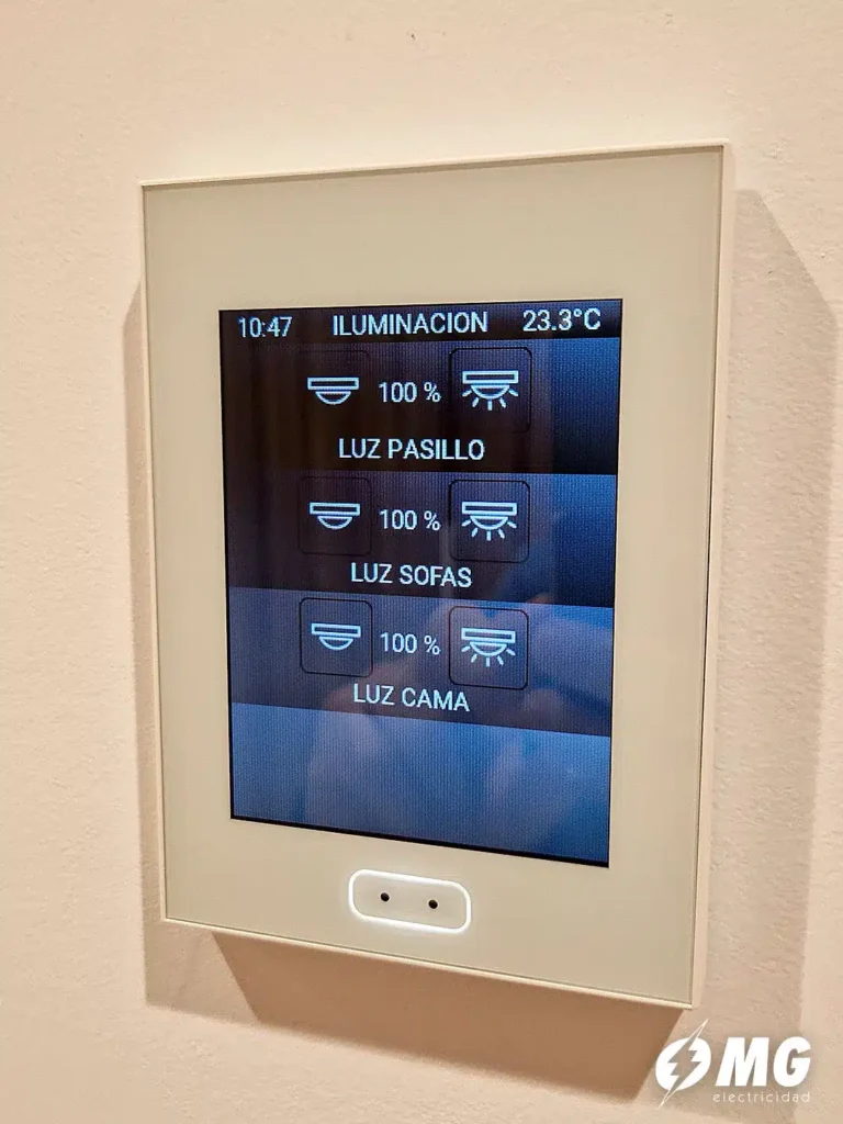 Domotics KNX Altea Alicante - Aydınlatma kontrolü